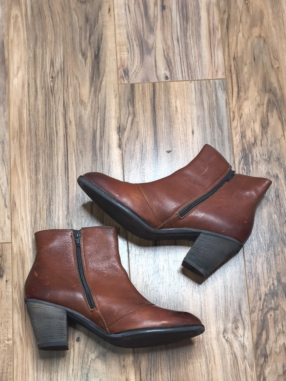 Paul Green Natick Saddle Leather Heeled Booties